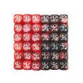 36pcs 12 mm de compteurs de dés positifs et négatifs Ensemble, petits dés engents de la dés de fidélité compatible avec MTG, CCG, jeux de cartes