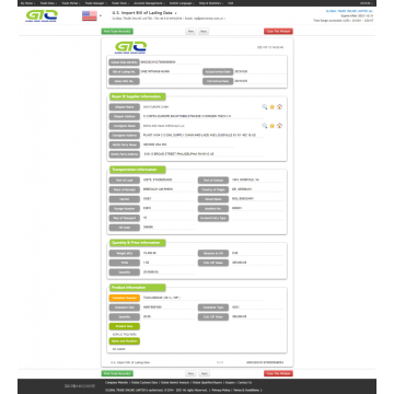 U.S. Import Custom Data of ACRYLIC POLYMERS