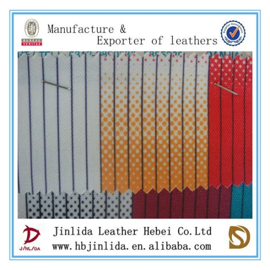 calenering PVC print fabric for luggage