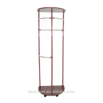 BYN household free standing wooden garment display rack DQ-0804
