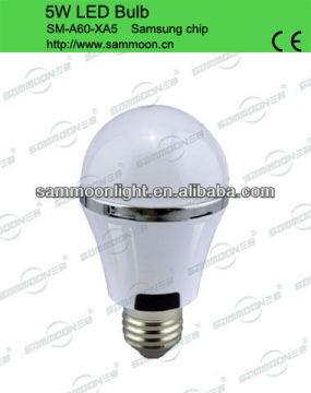 E27 5W LED Pear-shape Bulb With Unique Heat Dissipation Design