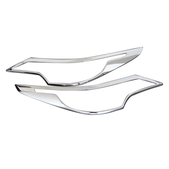 Chrome Headlight Lamp Cover for Toyota Fortuner (2020-2022)