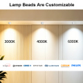 Tompítható süllyesztett spot lámpás led cob downlight lámpatest