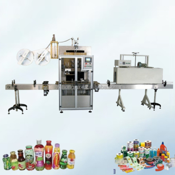 Applicatore labeller della manica a rimpasto di bottiglie di plastica per bottiglie di bevande di cocco
