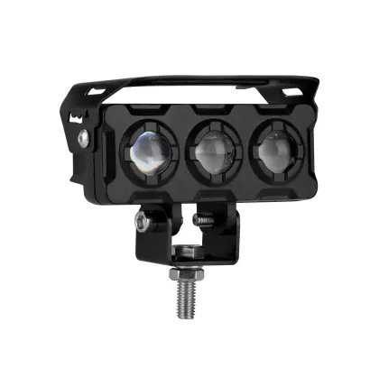 LLevo Motorcycle Lighting System: LED Fog Lights & Laser Driving Lights (White/Yellow)