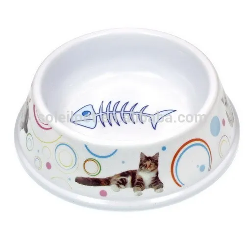 Wholesale Durable Melamine Cat Food Feeder Cat Bowl