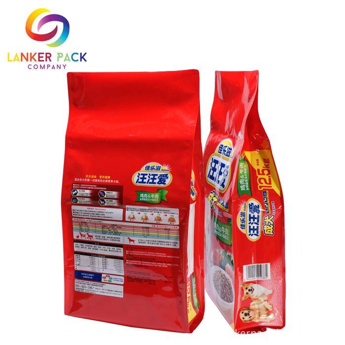 Fad Approved Zipper Gusseted Plastic For Pet Food