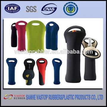 High Quality Neoprene 6-pack Beer/Wine Bottle Cooler/bag with Tote