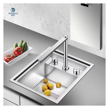 Handcrafted Coffee Shop Bar Sinks: Focus on Stainless Steel, Single Bowl Kitchen Sinks