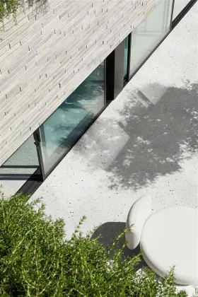 White Terrazzo Stone Indoor Home Decor Stair Step Tile Treads