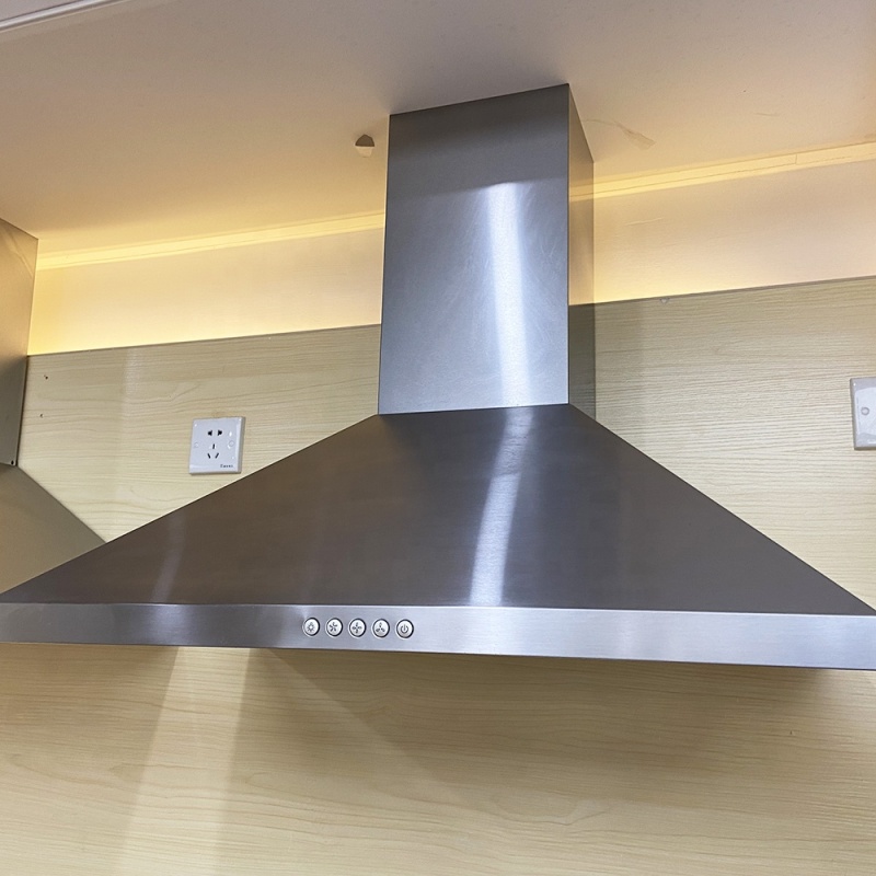Large Suction Tower Type Range Hood With ETL Certificate North America Market Kitchen Chimney Hood