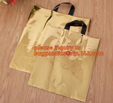 Foil shopping bags, Printed HDPE Plastic Shopping Bag, aluminium shopping bags