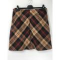 Yellow Tartan Plaid Mini Skirt