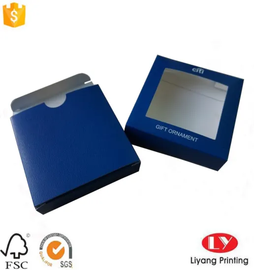 Cheap Paper Packaging Box With PVC Window