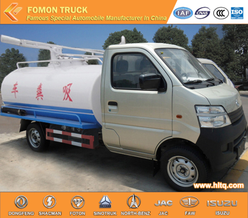 CHANGAN vacuum fecal suction truck gasoline 2000L
