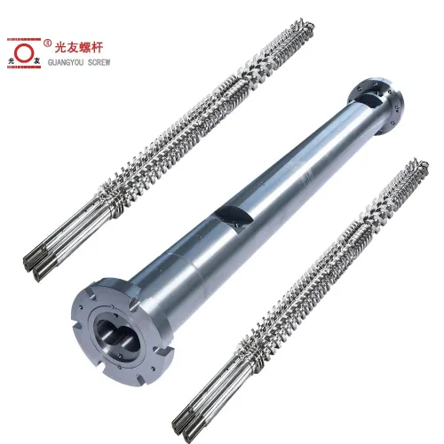 Matibay na extruder na may mga profile ng PVC - Parallel twin screw at bariles para sa bimetallic screw bariles