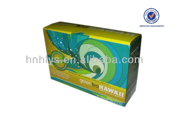 Custom Eco-friendly Green Tea Paper Box