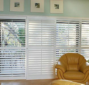 Manual Sliding Inside Window Shutters Wood For Room Ventilation