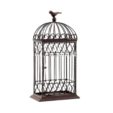 Reka bentuk baru Antik Black Metal Bird Cage: Cari Aviary Perfect anda hari ini!