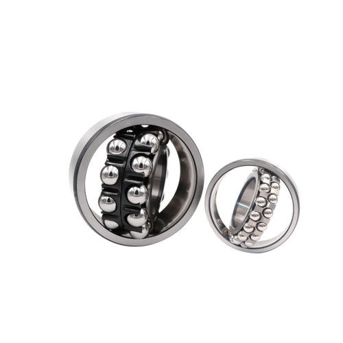 Double row self-aligning roller bearing with brass cage