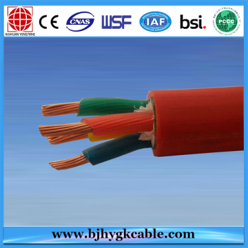 Cable de soldadura flexible aislado de goma