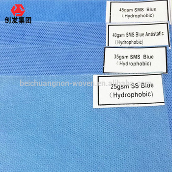 SS/SMS hydrophobic nonwoven fabric