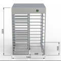 Angle Of 120 Two-Way Full Height Turnstile Gate