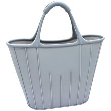 Sac d&#39;épicerie en silicone réutilisable personnalisé