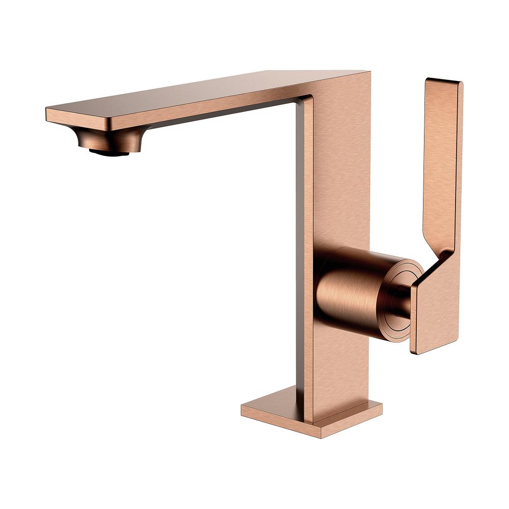 Rose Golden Single Handle Basin kran