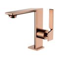 Rose Golden Single Handle Basin Faucet