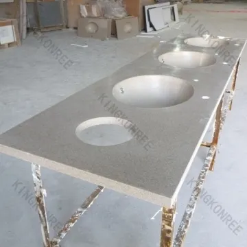 Acrylic Solid Surface One Piece Bathroom Sink And Countertop From Kkr