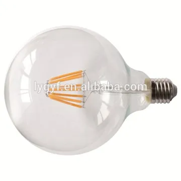 4w 6500k g125 filament led lamp