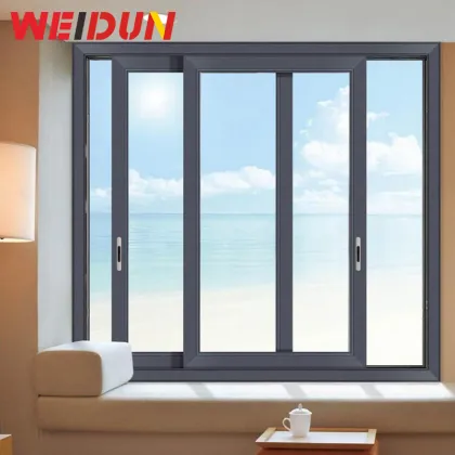 Weidun LH65 Soundproof Thermal Insulation Aluminum Sliding Patio Windows