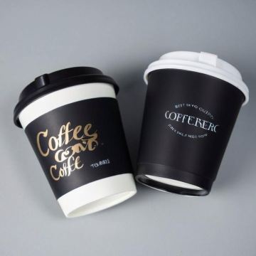 Custom Logo Coffee Cups and Sleeves