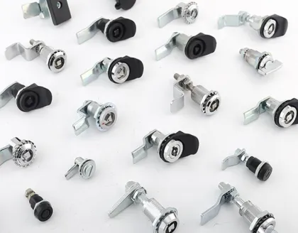 Turn the tongue lock on the cabinet lock