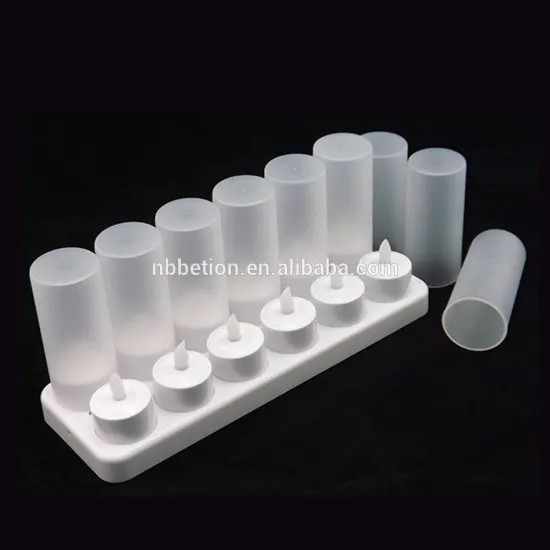 Set of 12 Color Changing Rechargeable Flameless LED Tea Light Candle with Frosted Holder Cups and Remote Control