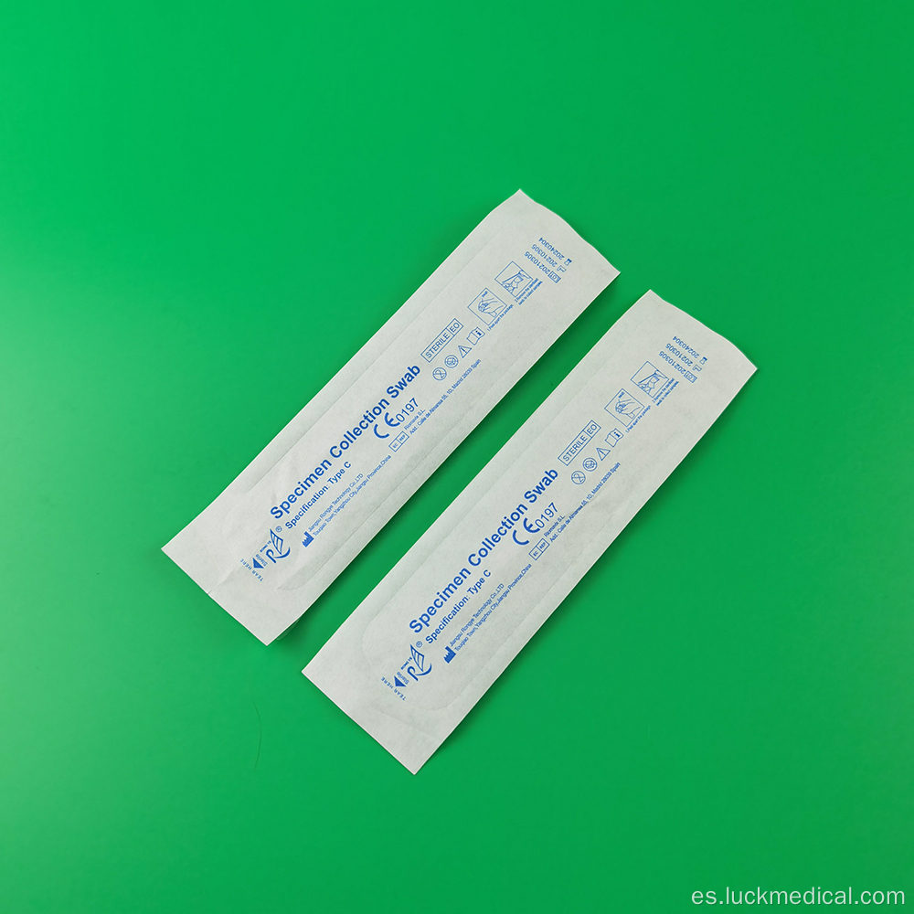 Pruebas de diagnóstico desechables SwaB Rayon Flocking