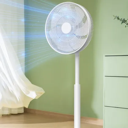 14 Inch Plastic Silent Standing Floor Electric Fan