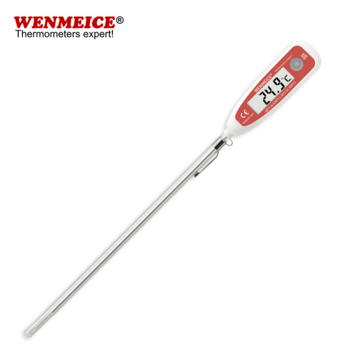 Digitales Thermometer mit langem Stiel im Labor +/- 0,5 ° C Genauigkeit