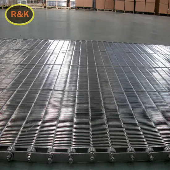Stainless steel wire mesh conveyor belt for band dryers