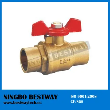 Full Port Brass 600wog solid ball valve