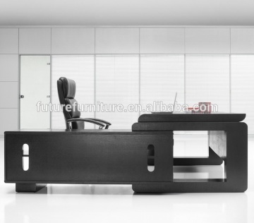 2016 Saudi Arabia Market Oak Veneer MDF Black Color Desk (Hot)