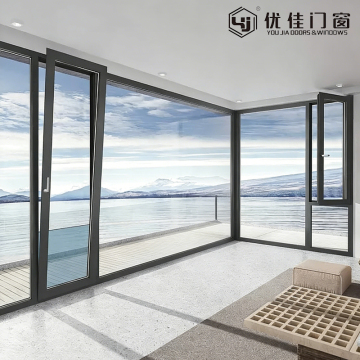 Modern Tilt Turn Aluminum Casement Window