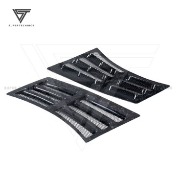 Top Secret Style Forged Carbon Fiber Fender Vent for Nissan GTR R35 2008-2019