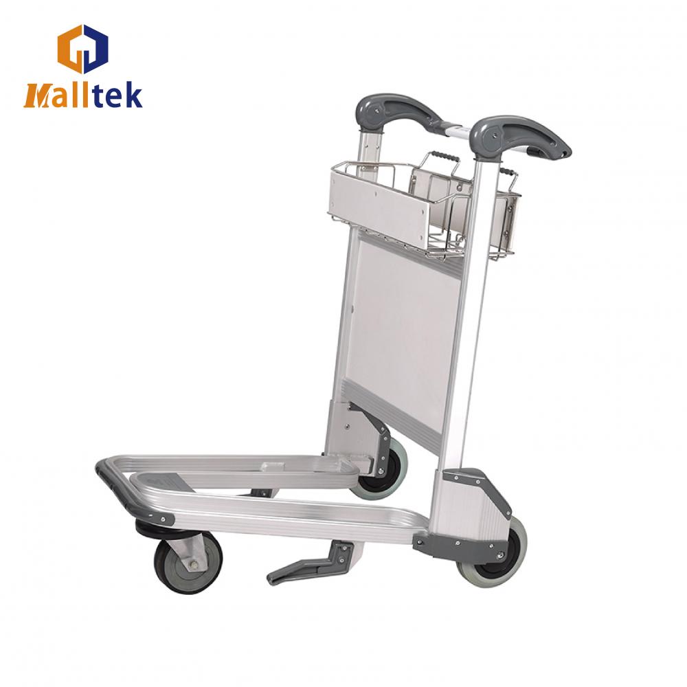 Portable Handbrake Passenger Airport Baggage Trolley