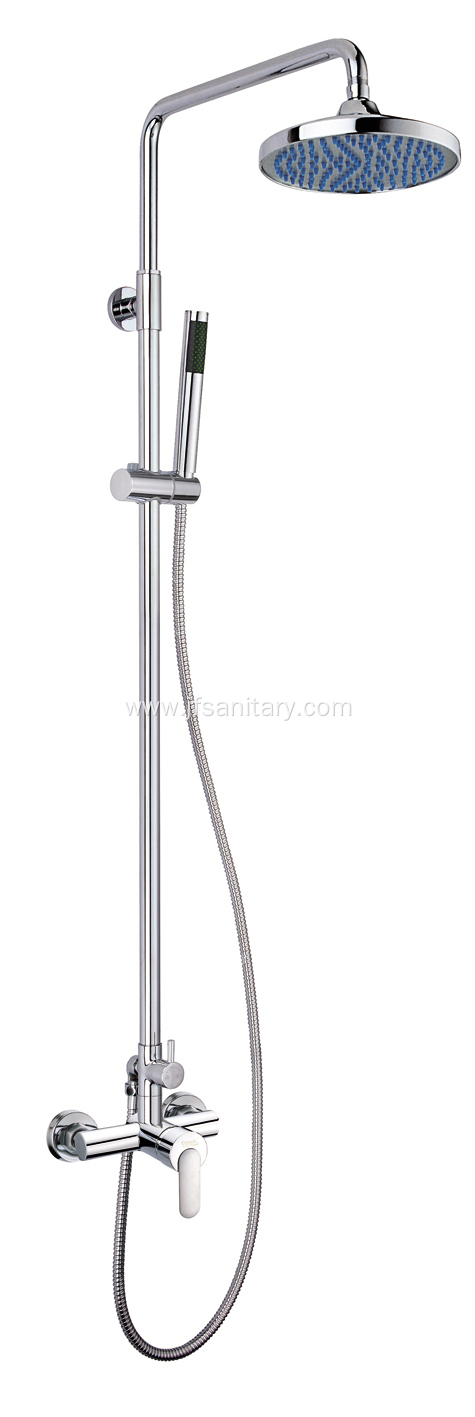 Wall-mounted Shower Faucet Chrome