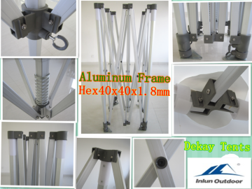 40mm Aluminum tent frame / metal frame tent