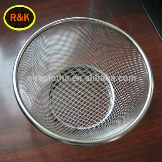 stainless steel bowl mesh/colander
