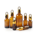 Botella de aceite esencial de vidrio ámbar de 10 ml con cuentagotas
