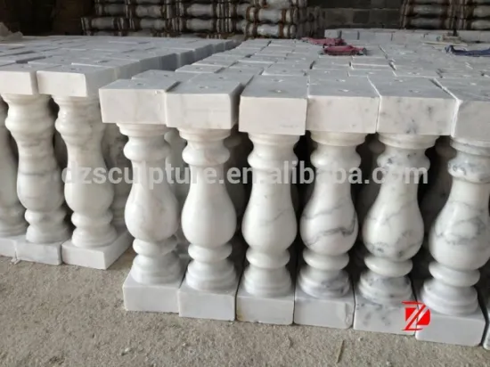 white stone stair pillars wholesale